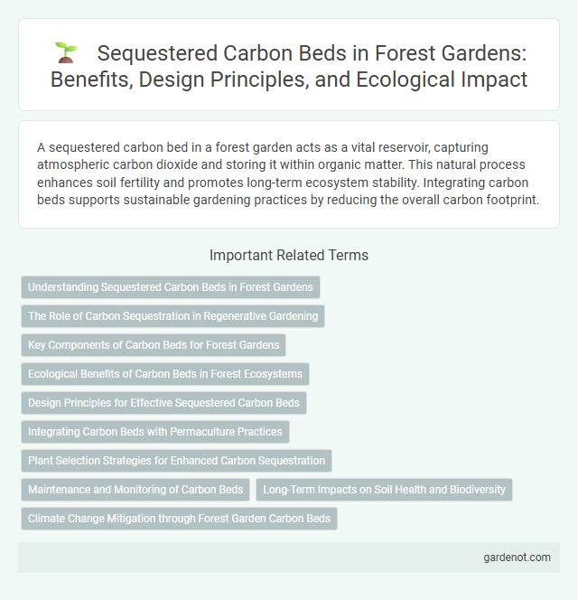 Sequestered Carbon Beds in Forest Gardens: Benefits, Design Principles, and Ecological Impact