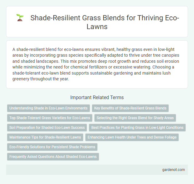 Shade-Resilient Grass Blends for Thriving Eco-Lawns
