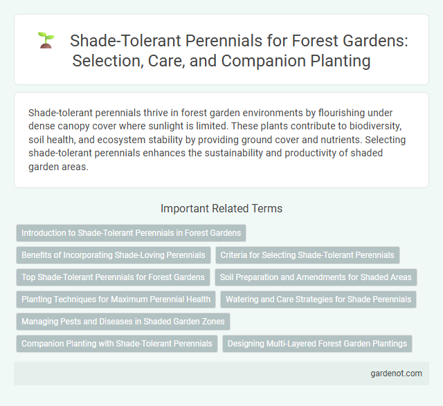 Shade-Tolerant Perennials for Forest Gardens: Selection, Care, and Companion Planting