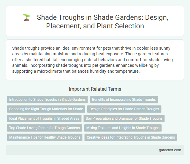 Shade Troughs in Shade Gardens: Design, Placement, and Plant Selection