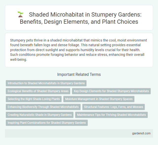 Shaded Microhabitat in Stumpery Gardens: Benefits, Design Elements, and Plant Choices