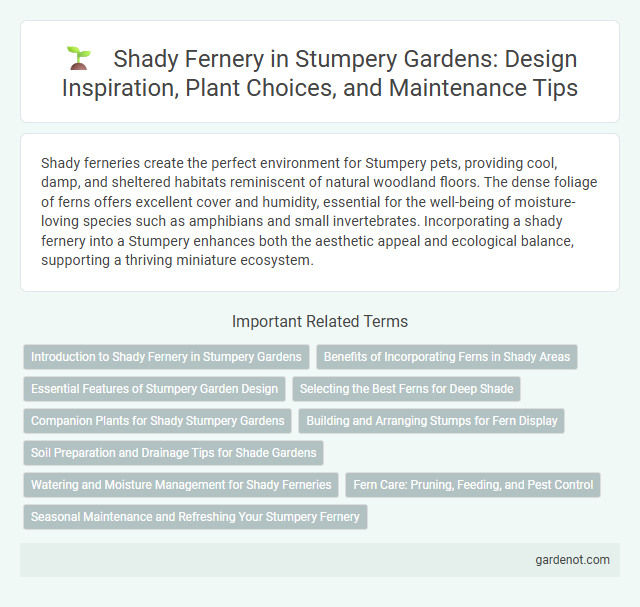 Shady Fernery in Stumpery Gardens: Design Inspiration, Plant Choices, and Maintenance Tips