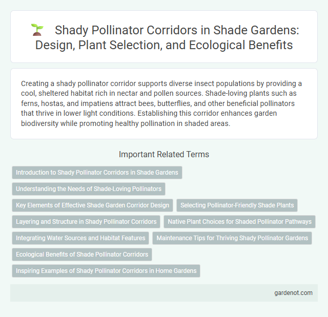 Shady Pollinator Corridors in Shade Gardens: Design, Plant Selection, and Ecological Benefits