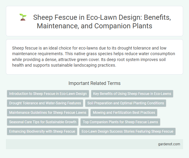 Sheep Fescue in Eco-Lawn Design: Benefits, Maintenance, and Companion Plants