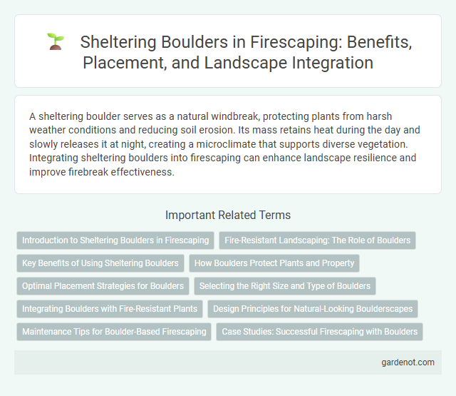 Sheltering Boulders in Firescaping: Benefits, Placement, and Landscape Integration