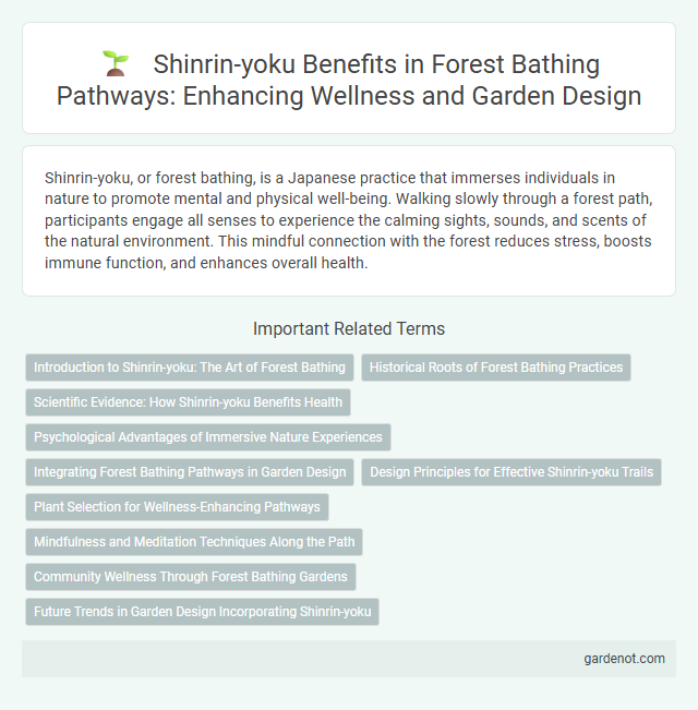 Shinrin-yoku Benefits in Forest Bathing Pathways: Enhancing Wellness and Garden Design