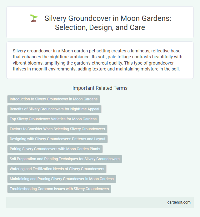 Silvery Groundcover in Moon Gardens: Selection, Design, and Care
