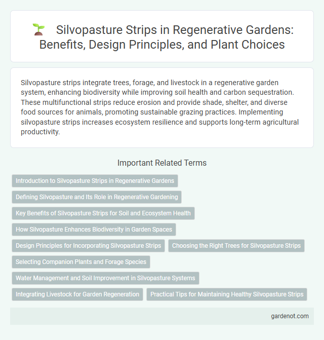Silvopasture Strips in Regenerative Gardens: Benefits, Design Principles, and Plant Choices
