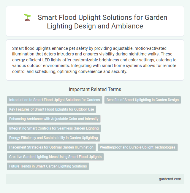Smart Flood Uplight Solutions for Garden Lighting Design and Ambiance