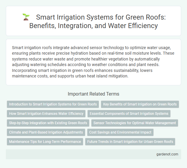 Smart Irrigation Systems for Green Roofs: Benefits, Integration, and Water Efficiency