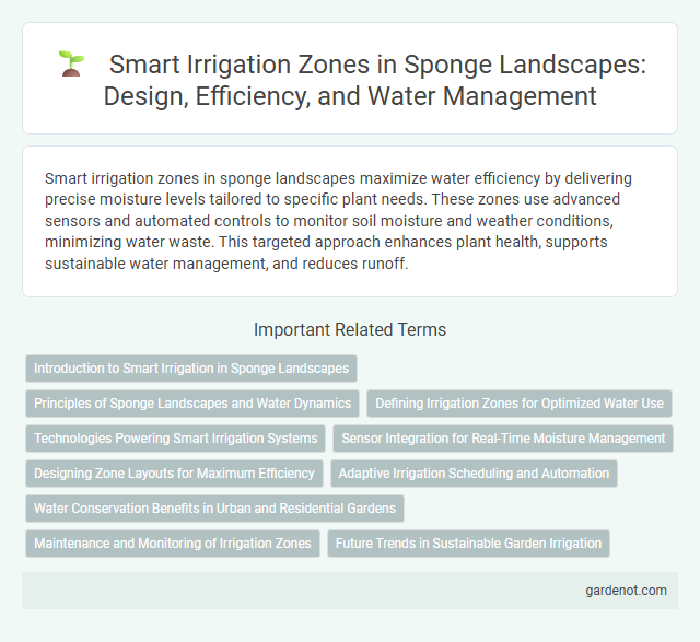 Smart Irrigation Zones in Sponge Landscapes: Design, Efficiency, and Water Management