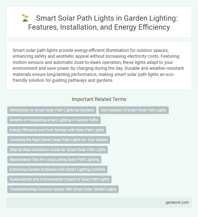 Smart Solar Path Lights in Garden Lighting: Features, Installation, and Energy Efficiency
