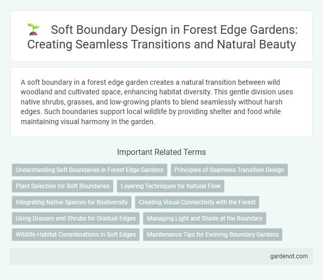 Soft Boundary Design in Forest Edge Gardens: Creating Seamless Transitions and Natural Beauty