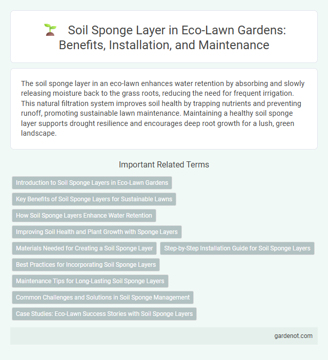 Soil Sponge Layer in Eco-Lawn Gardens: Benefits, Installation, and Maintenance