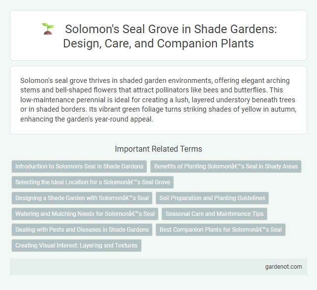 Solomon's Seal Grove in Shade Gardens: Design, Care, and Companion Plants