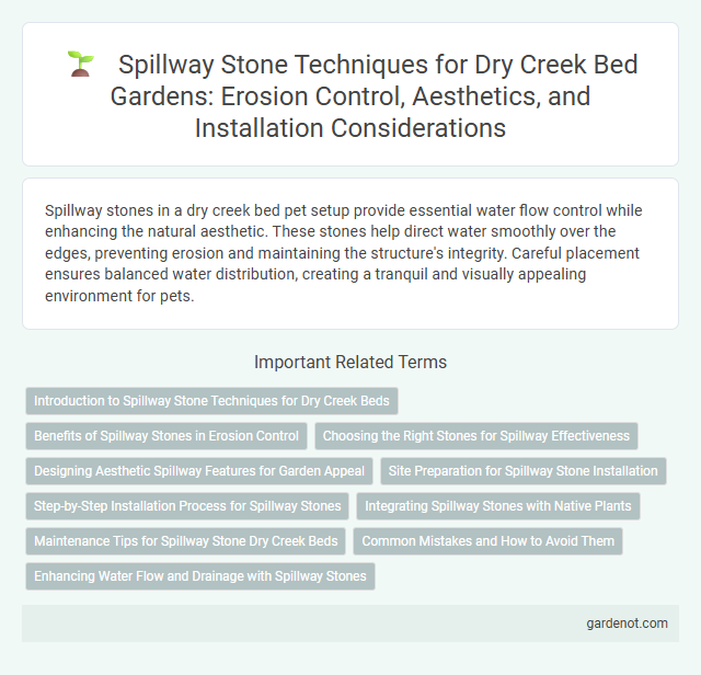 Spillway Stone Techniques for Dry Creek Bed Gardens: Erosion Control, Aesthetics, and Installation Considerations
