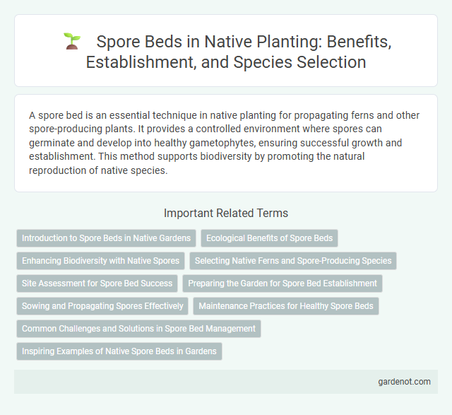 Spore Beds in Native Planting: Benefits, Establishment, and Species Selection