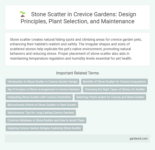 Stone Scatter in Crevice Gardens: Design Principles, Plant Selection, and Maintenance