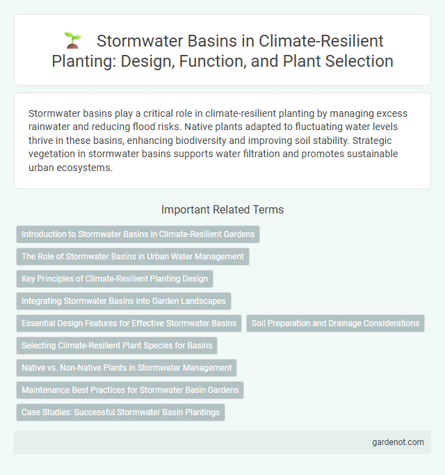 Stormwater Basins in Climate-Resilient Planting: Design, Function, and Plant Selection