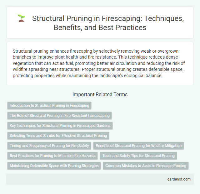 Structural Pruning in Firescaping: Techniques, Benefits, and Best Practices