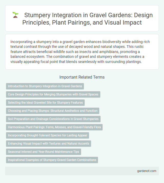 Stumpery Integration in Gravel Gardens: Design Principles, Plant Pairings, and Visual Impact