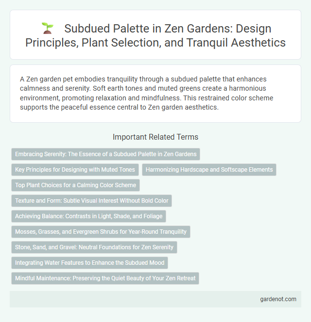 Subdued Palette in Zen Gardens: Design Principles, Plant Selection, and Tranquil Aesthetics