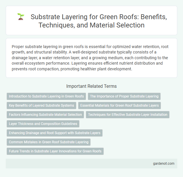 Substrate Layering for Green Roofs: Benefits, Techniques, and Material Selection