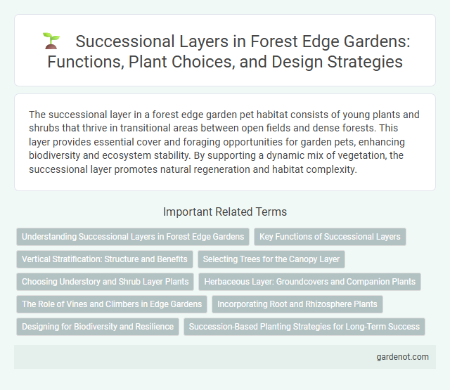 Successional Layers in Forest Edge Gardens: Functions, Plant Choices, and Design Strategies