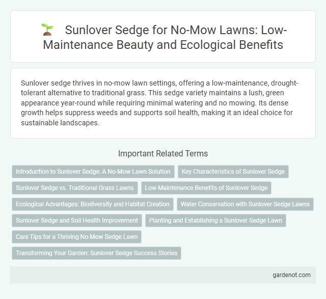 Sunlover Sedge for No-Mow Lawns: Low-Maintenance Beauty and Ecological Benefits