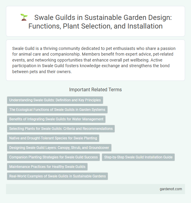 Swale Guilds in Sustainable Garden Design: Functions, Plant Selection, and Installation