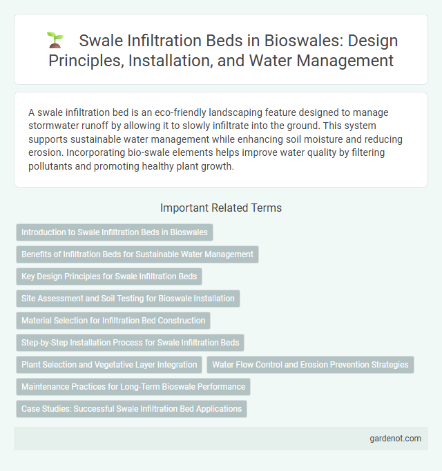 Swale Infiltration Beds in Bioswales: Design Principles, Installation, and Water Management