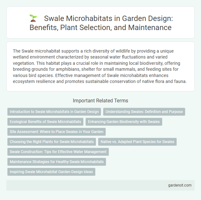 Swale Microhabitats in Garden Design: Benefits, Plant Selection, and Maintenance