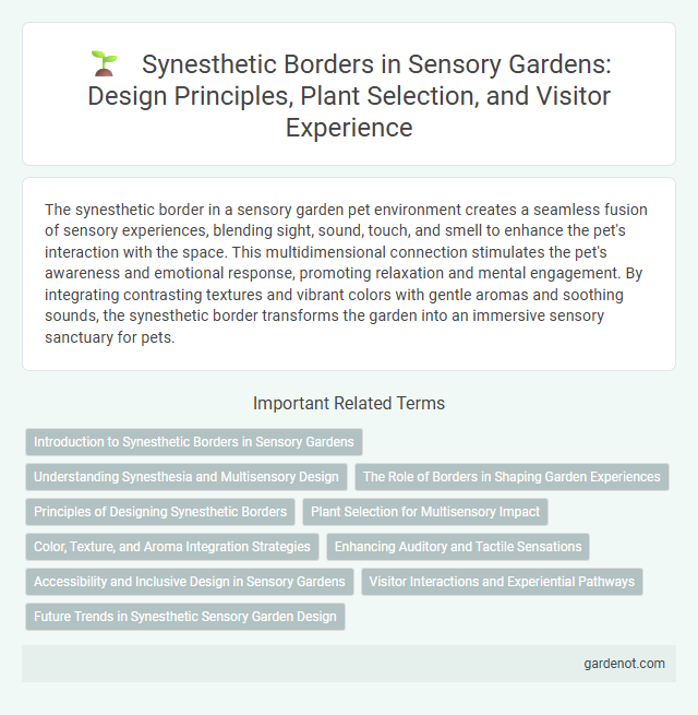 Synesthetic Borders in Sensory Gardens: Design Principles, Plant Selection, and Visitor Experience