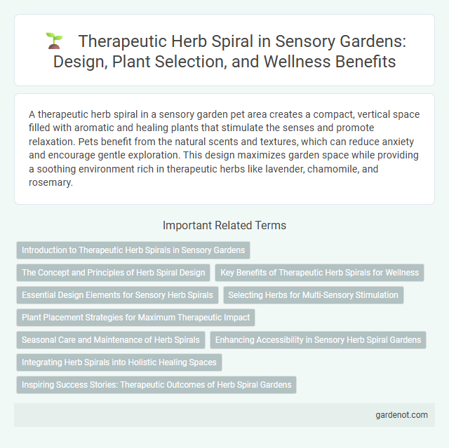 Therapeutic Herb Spiral in Sensory Gardens: Design, Plant Selection, and Wellness Benefits