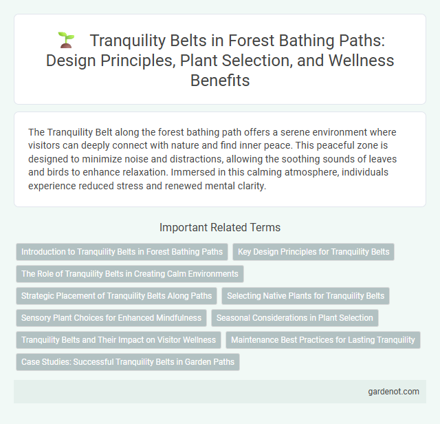 Tranquility Belts in Forest Bathing Paths: Design Principles, Plant Selection, and Wellness Benefits