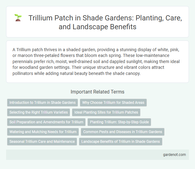 Trillium Patch in Shade Gardens: Planting, Care, and Landscape Benefits