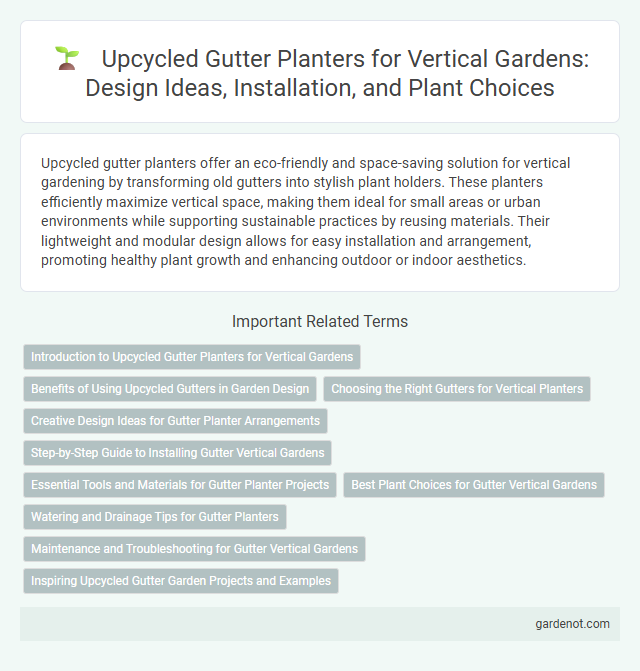Upcycled Gutter Planters for Vertical Gardens: Design Ideas, Installation, and Plant Choices