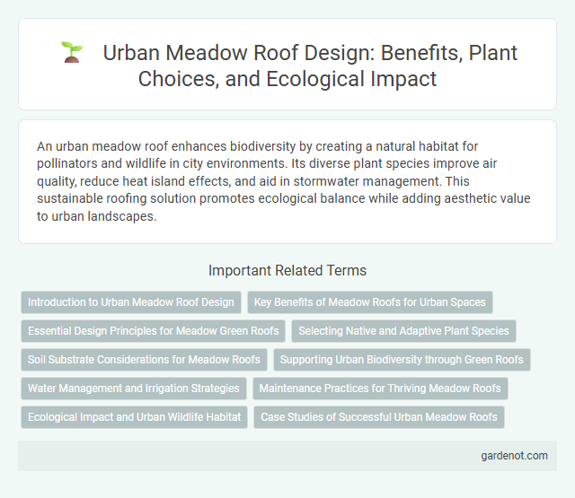 Urban Meadow Roof Design: Benefits, Plant Choices, and Ecological Impact