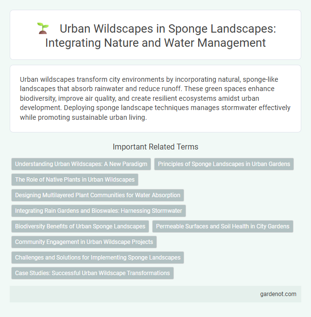 Urban Wildscapes in Sponge Landscapes: Integrating Nature and Water Management