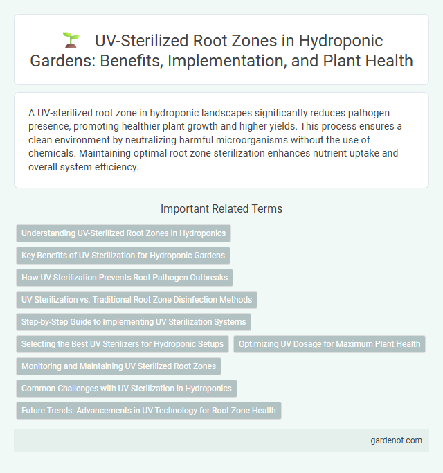 UV-Sterilized Root Zones in Hydroponic Gardens: Benefits, Implementation, and Plant Health