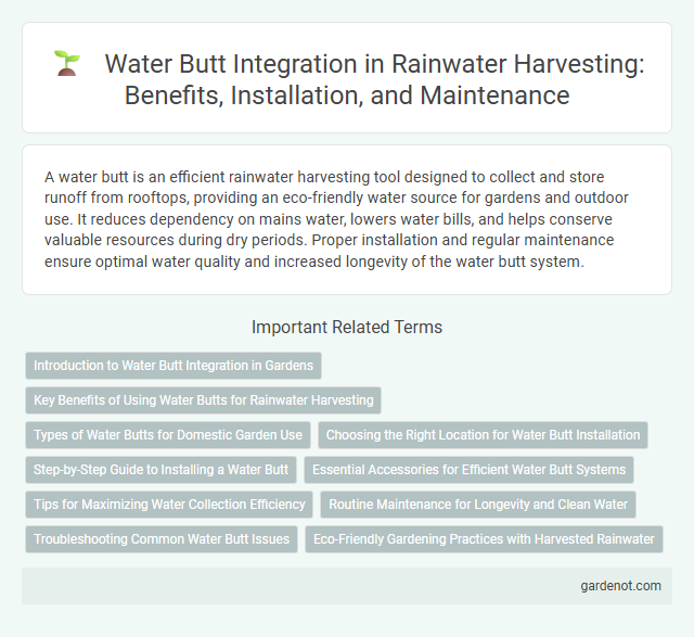 Water Butt Integration in Rainwater Harvesting: Benefits, Installation, and Maintenance