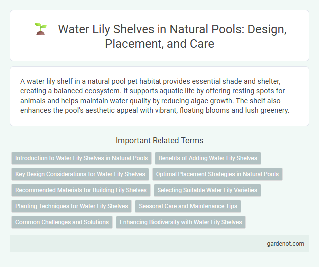 Water Lily Shelves in Natural Pools: Design, Placement, and Care