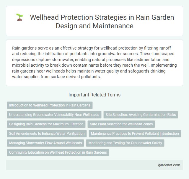 Wellhead Protection Strategies in Rain Garden Design and Maintenance
