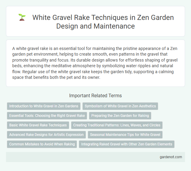 White Gravel Rake Techniques in Zen Garden Design and Maintenance