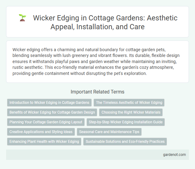 Wicker Edging in Cottage Gardens: Aesthetic Appeal, Installation, and Care