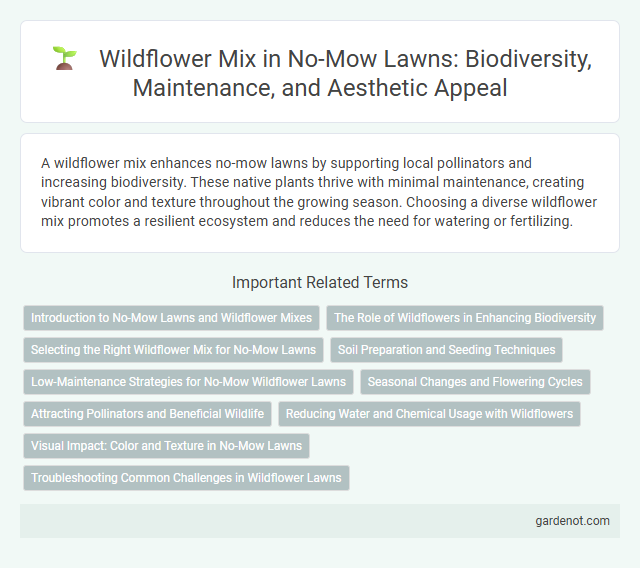 Wildflower Mix in No-Mow Lawns: Biodiversity, Maintenance, and Aesthetic Appeal