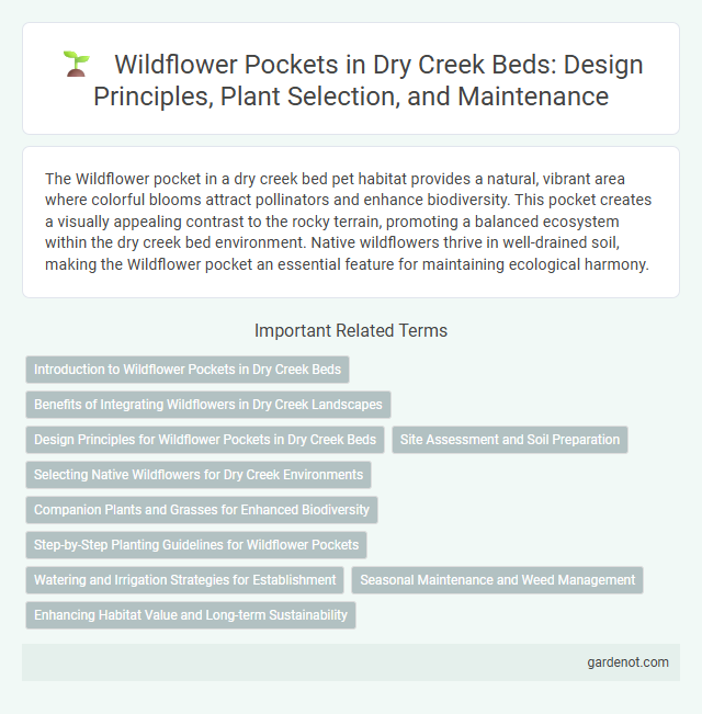 Wildflower Pockets in Dry Creek Beds: Design Principles, Plant Selection, and Maintenance