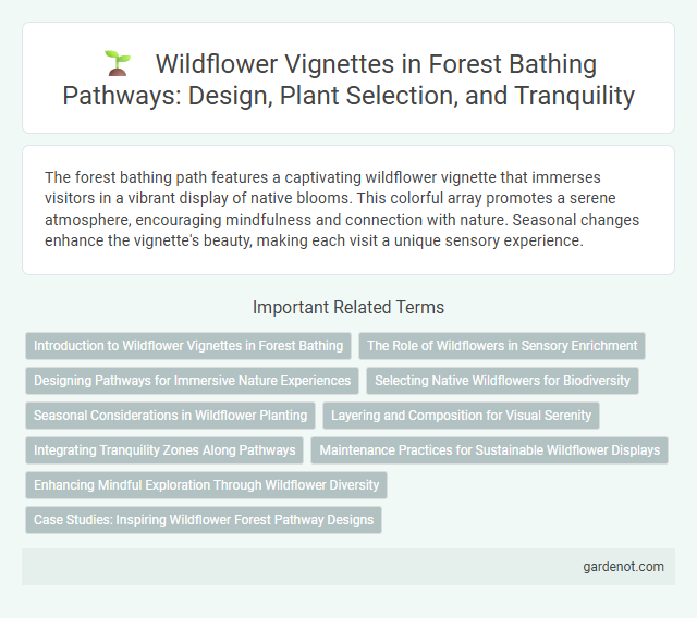 Wildflower Vignettes in Forest Bathing Pathways: Design, Plant Selection, and Tranquility