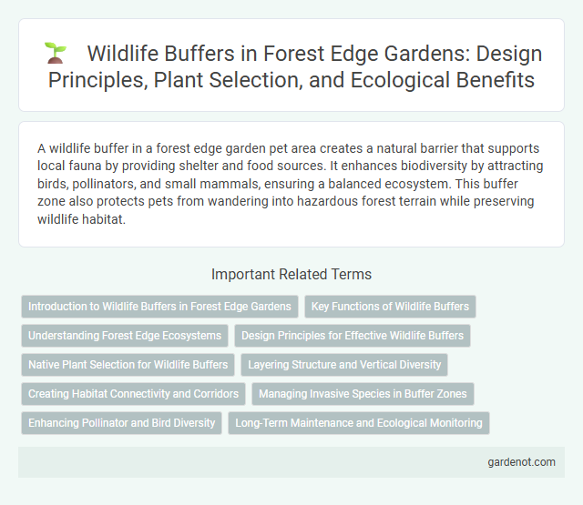 Wildlife Buffers in Forest Edge Gardens: Design Principles, Plant Selection, and Ecological Benefits