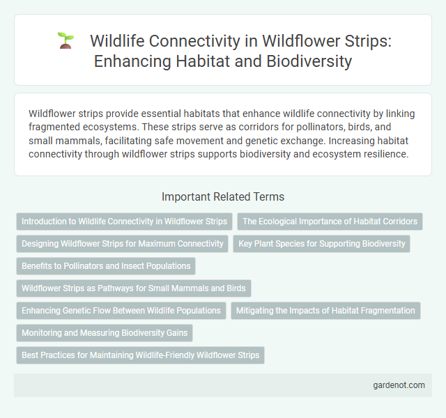 Wildlife Connectivity in Wildflower Strips: Enhancing Habitat and Biodiversity